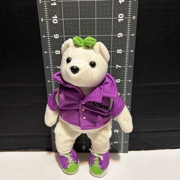 Bears Bowling  Plush Bear Mixed  Lot Of 4 Vintage - Picture 3 of 9